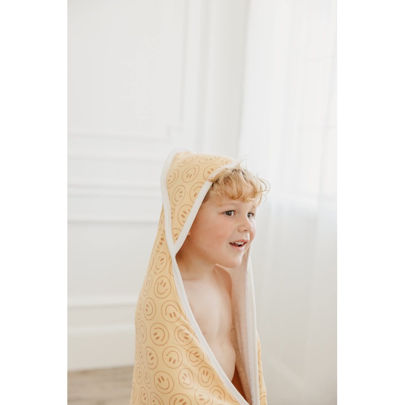 Copper Pearl Toalla de baño con capucha de punto prémium