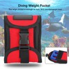KEEP DIVING 3KG Scuba Diving Weight Belt Pocket with Quick