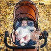 wyewye Baby Stroller Fan, Mini Portable Stroller Fan with Flexible