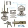 Gobrico 6 Keyed Alike Round Ball Entrance Door Lock Knob