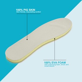 Yolopark Shoe Insoles Replacement for Women's Loafer, Casual Hey Dude Shoes, EVA Soft Cushioning Foam Shoe Inserts, Thin Shoe Inserts Comfortable and Light for Women's Wendy Shoes