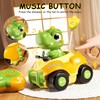 Dinosaur Remote Control Car for Toddlers,Kids Dinosaur Toys with LED