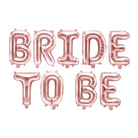 BRIDE TO BE XL Ballon Banner rosegold