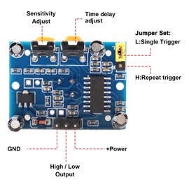 PIR Motion Sensor Module APKLVSR 6 Pieces Infrared PIR Sensor Module Compatible with Arduino and Raspberry Pi