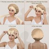 100% Silk Bonnet for Sleeping, 22 Momme Pure Mulberry Silky