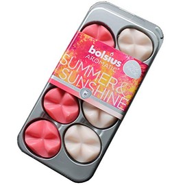 bolsius Aromatic Wax Melts Summer & Sunshine - Pack of 8 102990501885