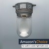 2 Pack Glass Globe Light Bulb Cover for Walk in