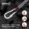 QUADPALM Grappling Hook and Black Rope 10M (32ft) - Multifunctional