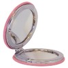 Enthoozies Aloha Beaches Pink Laser Engraved Leatherette Compact Mirror -