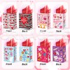 ORNACELE 24pcs Valentine’s Day Gift Bags with 24 sheet Red