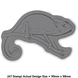 Azeeda A7 'Chameleon' Unmounted Rubber Stamp (RS00041924)
