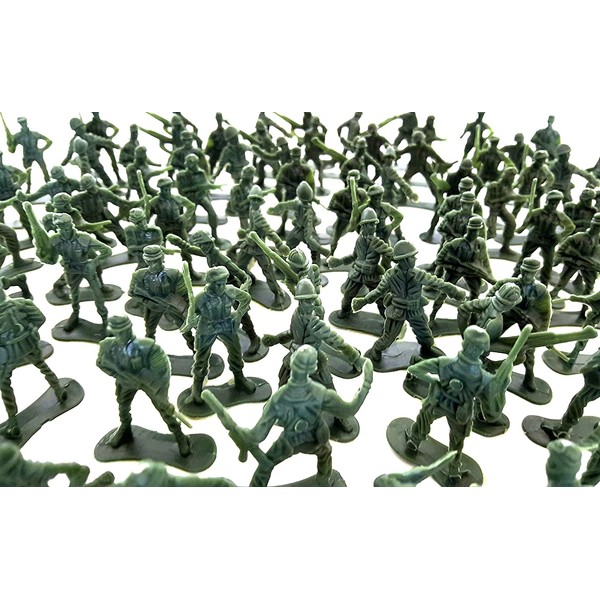 Plastic Classic Assorted Toy Soldiers, Toy Soldier Action Figures (144 Piece Pack)