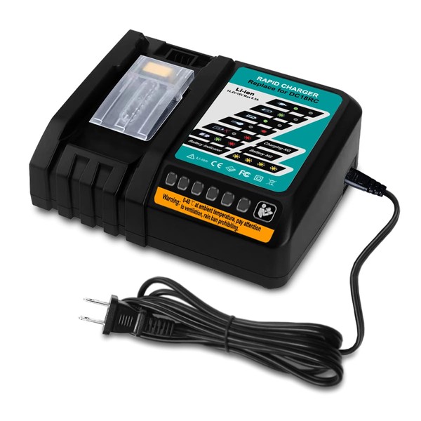 18V High Power Delivery Rapid Charger for Makita 18V 6Ah