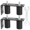 2 Pack Gate Roller Guide,Sliding Gate Hardware with L-Sliding Gate