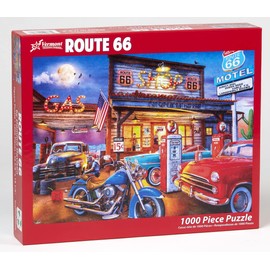 Vermont Christmas Company Route 66 Jigsaw Puzzle 1000 Piece