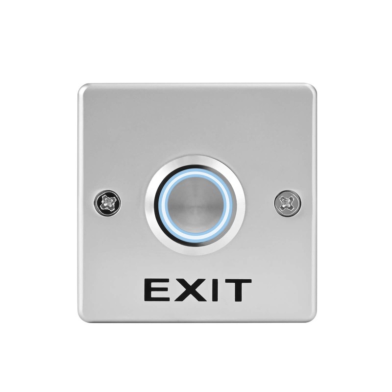 Push to Exit Button with LED Indicator Light for Door