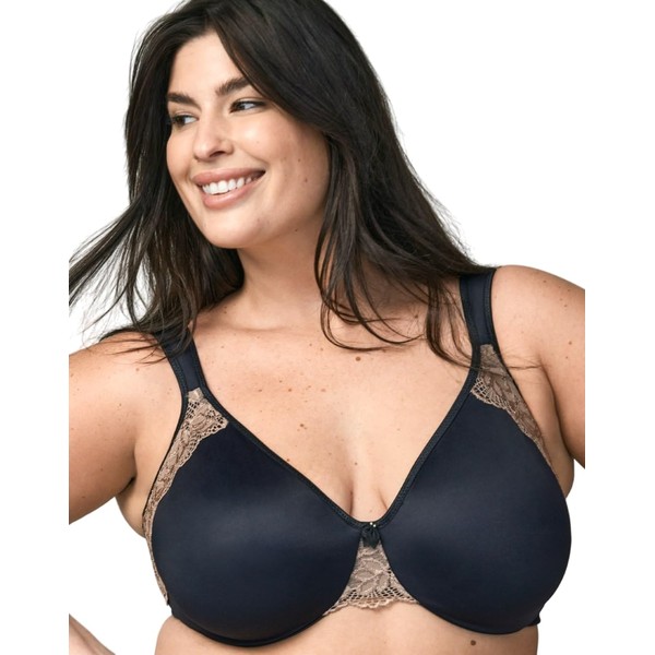 Wonderbra Plus Style - No Poke Underwire bras, Black, 42D