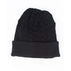 Invero, Merino Reversible Beanie Sany, 100% Wool, black