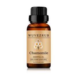 Wuvezrub Chamomile Essential Oil 10ML - 100% Pure and Natural for Aromatherapy Diffuser - 0.33 Fl Oz