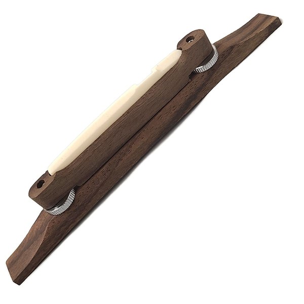 Genuine Rosewood Archtop Guitar Bridge Bone Compensated Saddle for Gibson