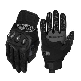 Seibertron SPS-2 Unisex Touchscreen Road Racing Motorcycle MTB Sports Gloves Also fit BMX MX ATV Mountain Bike Bicycle Cycling Off-Road/Dirt Bike Motocross etc Full Finger Adult Black M