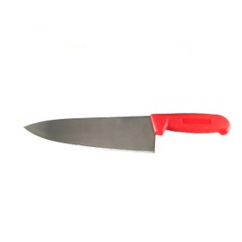 8" Chef Knife Cozzini Cutlery Imports - Choose Your Color - Razor Sharp Commercial Kitchen Cutlery - Cook's Knives (Red)