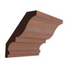 EWCR18 Crown 7/8" x 4-1/2" Unfinished 3-1/2" High x 2-3/4"