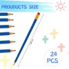LCPQMZGH 24 Pcs Erasable Checking Pencils, Pre-Sharpened, for Marking, Coloring,
