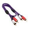 SUPVOX RCA Audio Cable Shielded Stereo Cable for Car Audio
