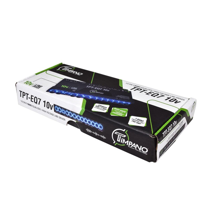 Timpano 7 band equalizer TPT-EQ7 10V High Voltage Line Driver