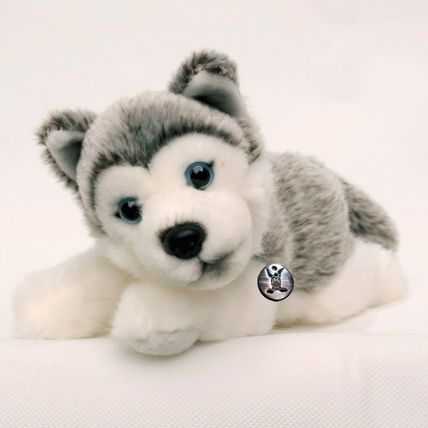 Husky Puppy Anouk Lying Down 22 cm Sleigh Dog Alaskan