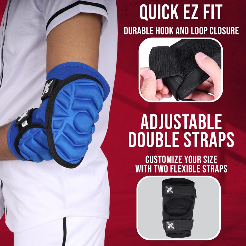 Exxact Sports Defender Plus Softball Elbow Guard Baseball, Batters Baseball
