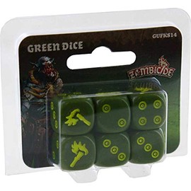 Green Custom Dice Zombicide