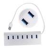 Operitacx Port USB Hub Dock Multifunctional USB Hub with Tilt