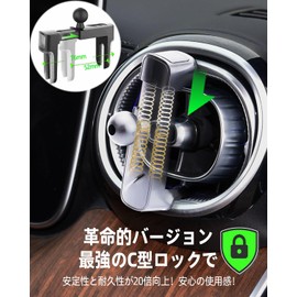 【2025 & Super Strong Magnetic & 99% Round Air Vent Compatible】 WOGMAS Round Air Vent Smartphone Holder Car Magnet Mercedes Magsafe Car Mount Smartphone Holder Car Magsafe Smartphone Stand Easy