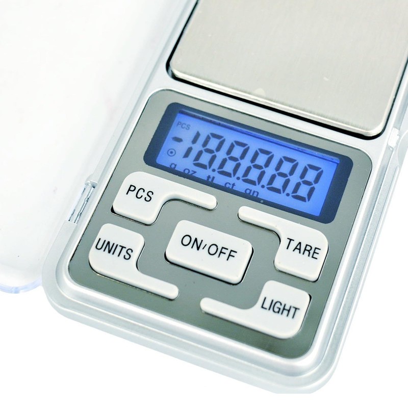 ALLVD Pocket Digital Scale, Portable Scale, 0.004 - 17.6 oz