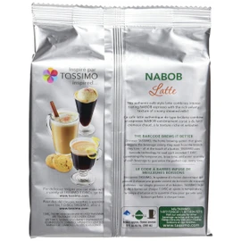 Tassimo Nabob Latte Coffee Single Serve T-Discs, 263g