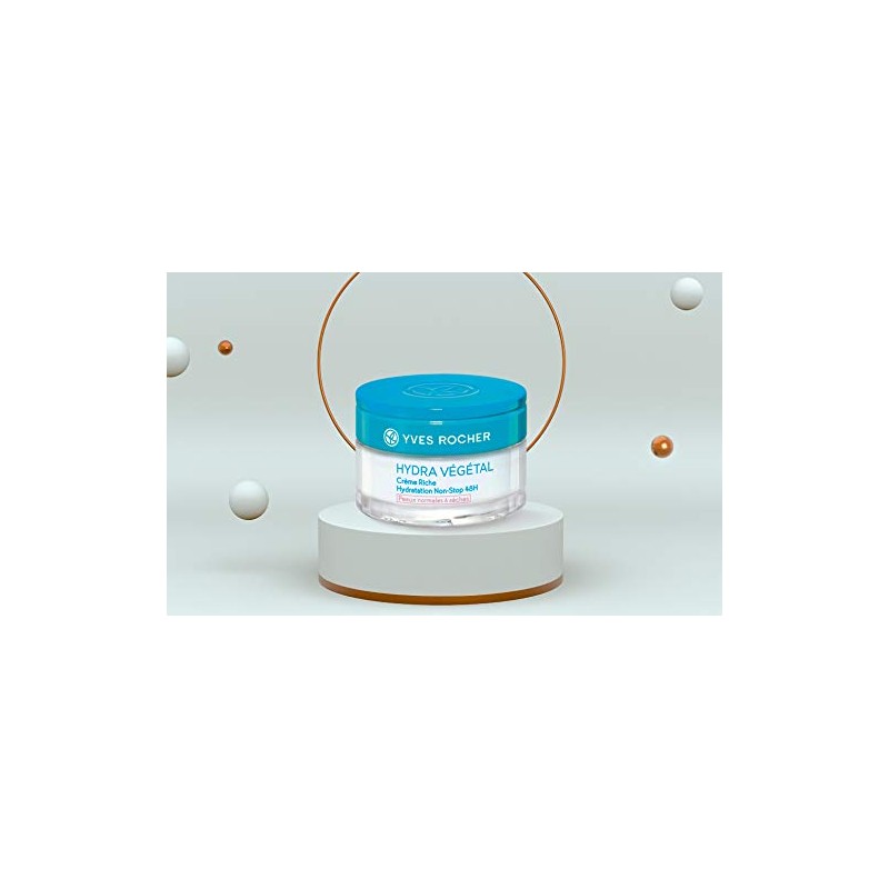 Yves Rocher Gel Crema Non-Stop, 48 h Hidratacion, 50 ml