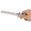 Hairdressing Spring Comb Stainless Steel Folding Portable Switchblade Comb for