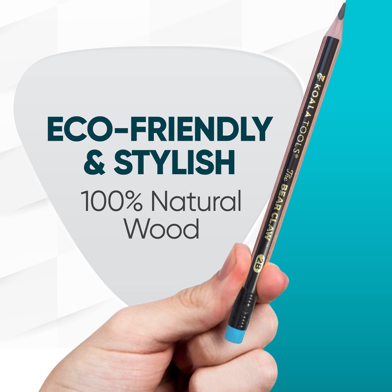 KOALA TOOLS | Bear Claw Pencils 1-Pack (6 Pencils) -