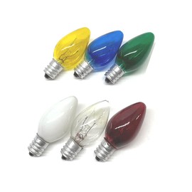 UI PRO TOOLS Assorted Color Night Light Bulb - 6PC