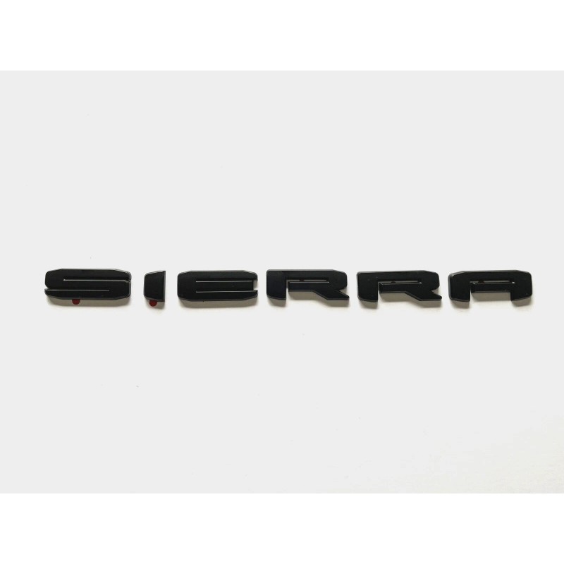 GMC Overlays Rear Tailgate Black Out Emblem 2019-23 GMC Sierra