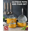 Cook N Home Non Stick Stock Pot with Lid, 6-Quart