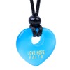 Magic Inspirational Lucky Heart Donut Charm Love Hope Faith Powers