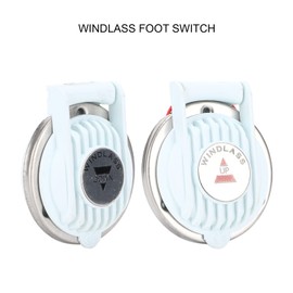 Anchor Winch Footswitch, 2 Pack Anchor Winch Footswitches Up Down White Hands Free Universal for Marine Boat Marine Anchor DC 12V/24V