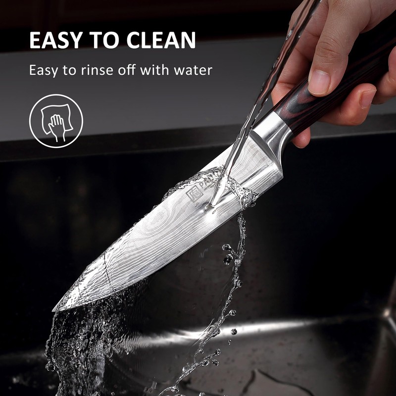 PAUDIN Chef Knife, 6 Inch Sharp Kitchen Knife, High Carbon