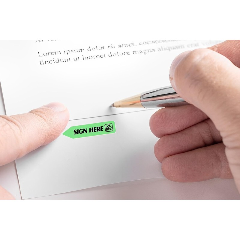Sign Here Tabs 2000 Pcs, Sign Here Stickers Sticky Notes