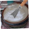 Kisangel 2pcs Cookware Washing Brush Stainless Steel Scrub Brush Pot