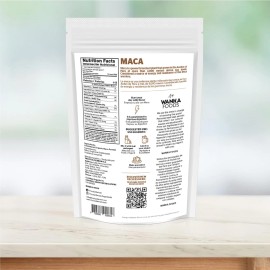 WANKA FOODS Organic Gelatinized Maca Powder, 8oz or 227g 1 Bag, Peruvian Root....