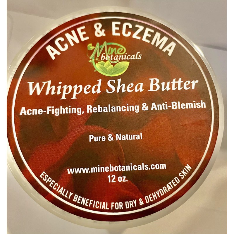 Mine Botanicals Acne & Eczema Whipped Shea Butter 12 oz